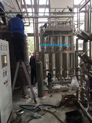 ফার্মাসিউটিক্যাল মাল্টি ইফেক্ট ডিস্টিল্ড ওয়াটার ইকুইপমেন্ট WFI Ro মেশিন ডায়ালাইসিস