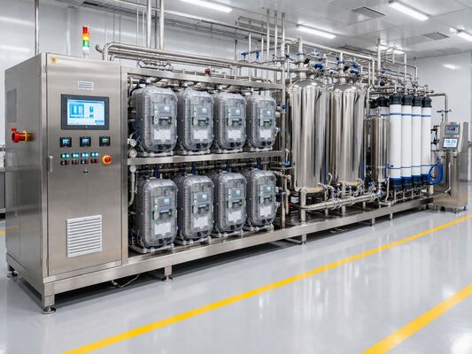 ইলেক্ট্রোডায়োনিজেশন ইন্ডাস্ট্রিয়াল RO প্ল্যান্ট ইন্ডাস্ট্রিয়াল ওয়াটার পিউরিফিকেশন মেশিন