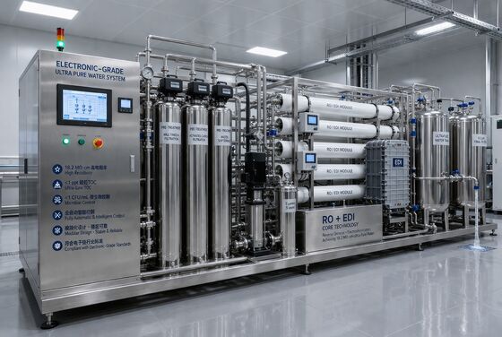 ইলেক্ট্রোডায়োনিজেশন ইন্ডাস্ট্রিয়াল RO প্ল্যান্ট ইন্ডাস্ট্রিয়াল ওয়াটার পিউরিফিকেশন মেশিন