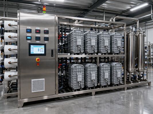 ইলেক্ট্রোডায়োনিজেশন ইন্ডাস্ট্রিয়াল RO প্ল্যান্ট ইন্ডাস্ট্রিয়াল ওয়াটার পিউরিফিকেশন মেশিন