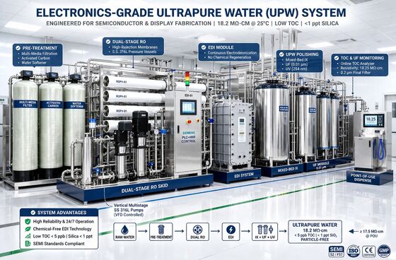 ইলেক্ট্রোডায়োনিজেশন ইন্ডাস্ট্রিয়াল RO প্ল্যান্ট ইন্ডাস্ট্রিয়াল ওয়াটার পিউরিফিকেশন মেশিন